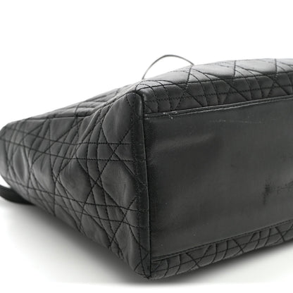 Medium Lambskin Handbag - Black