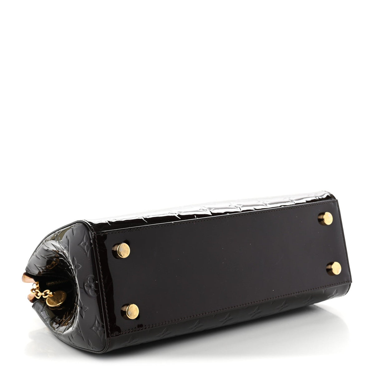 Vernis Brea Mm Amarante Handbag