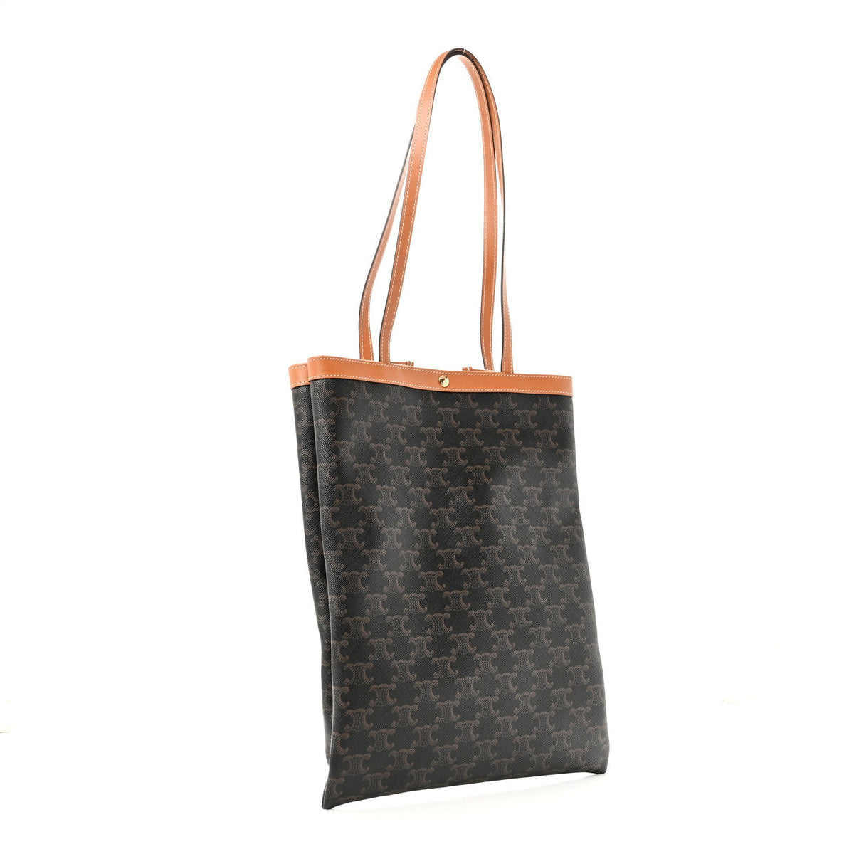 Calfskin Canvas Tote Bag
