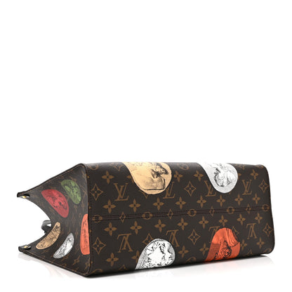 X Fornasetti Monogram Cameo Onthego Mm Handbag