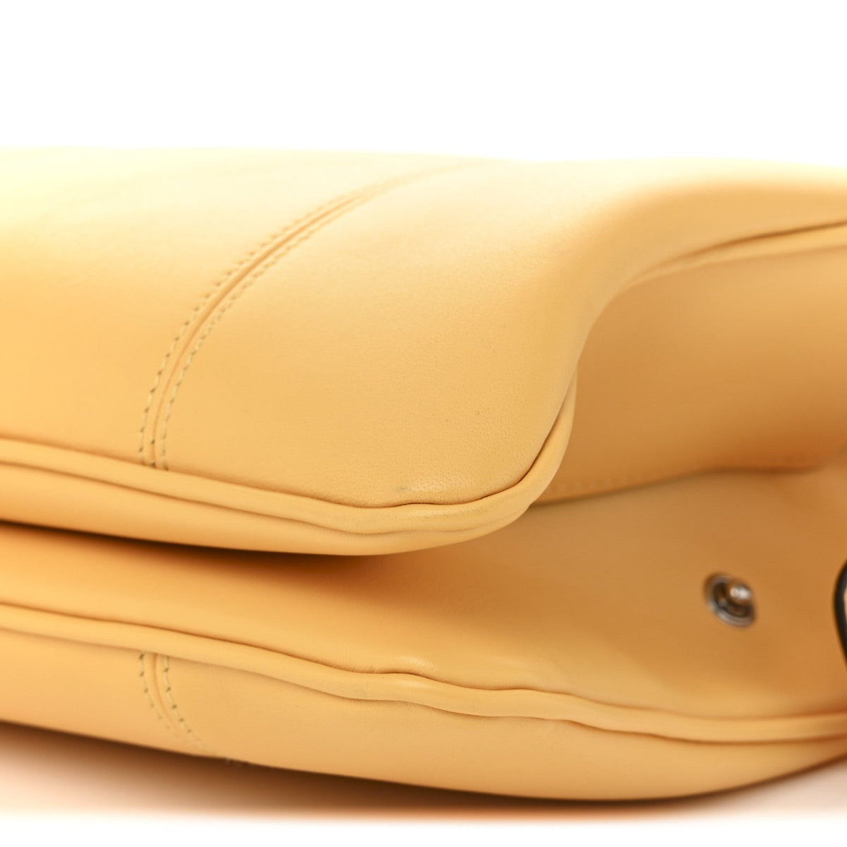 Small Calfskin Tote Bag - Yellow