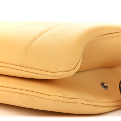 Small Calfskin Tote Bag - Yellow