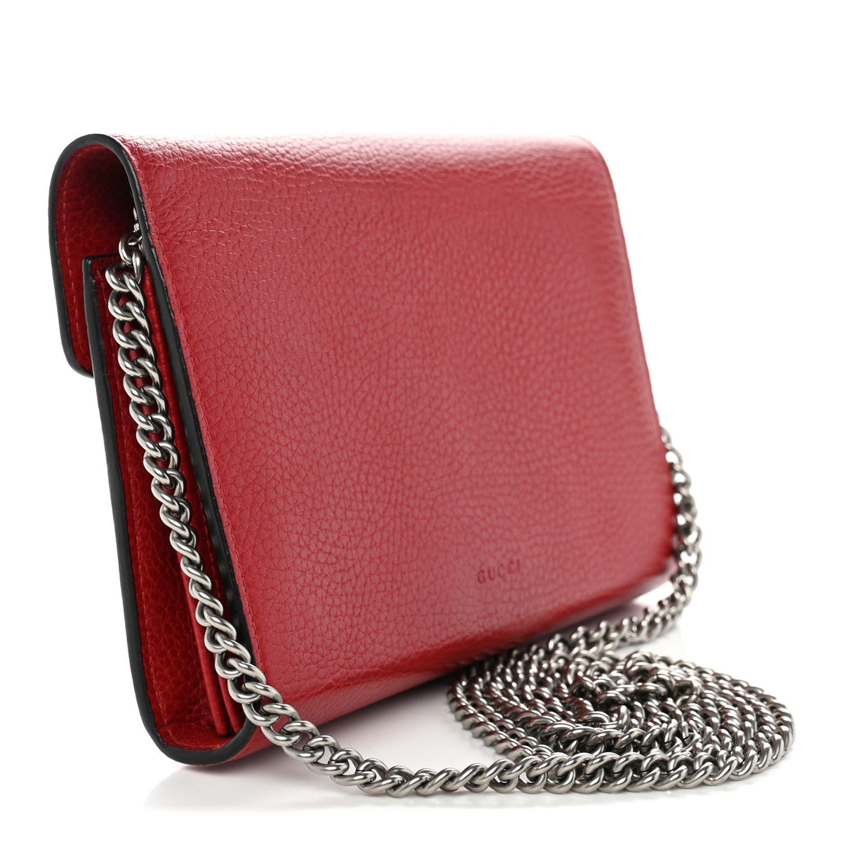 Mini Calfskin Wallet Bag - Red