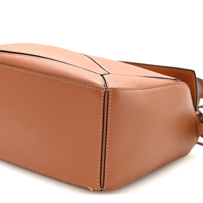 Small Calfskin Handbag - Tan