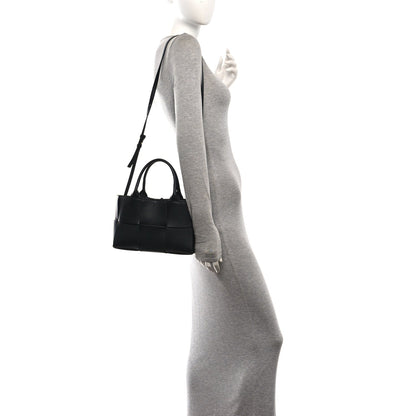 Mini Calfskin Tote Bag - Black