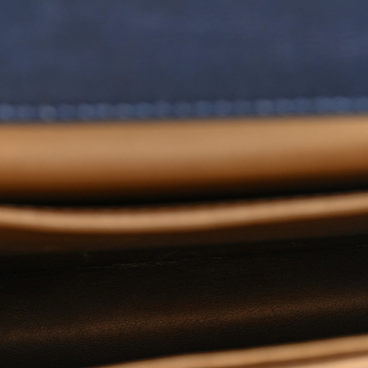 Quilted Lambskin Flap Shoulder Bag - Blue