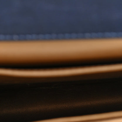 Quilted Lambskin Flap Shoulder Bag - Blue