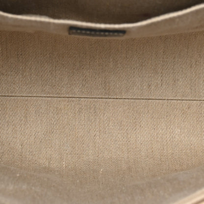 Medium Calfskin Tote Bag - White