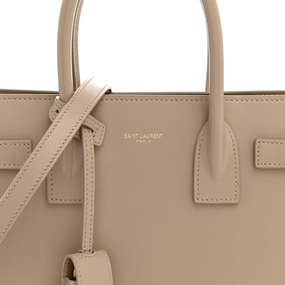 Calfskin Handbag - Beige