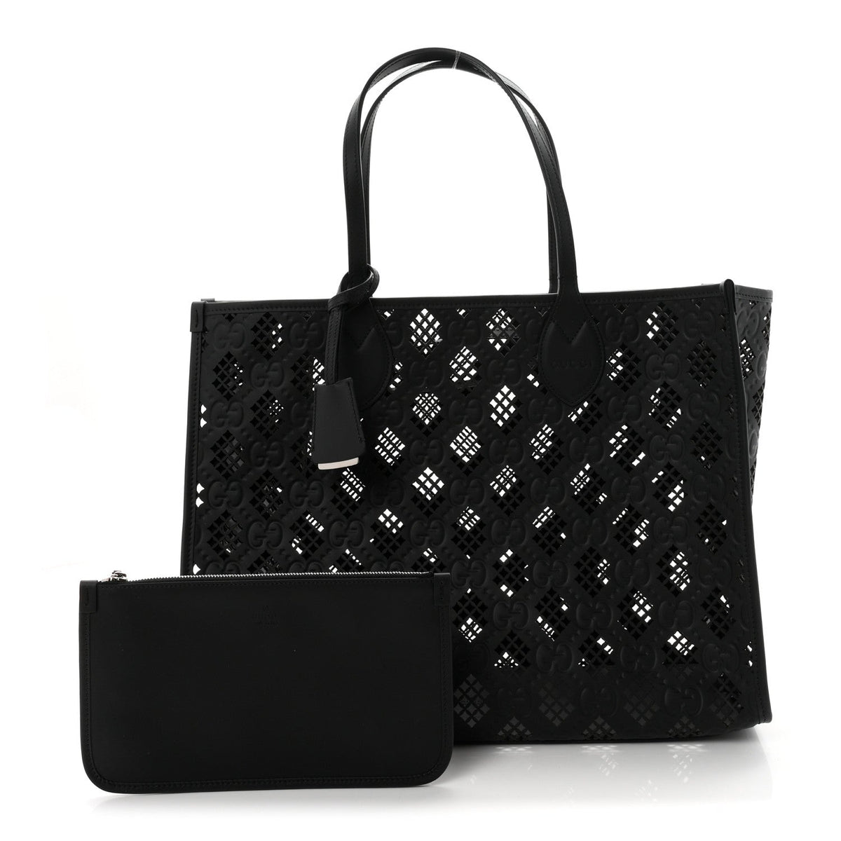 Medium Calfskin Tote Bag - Black