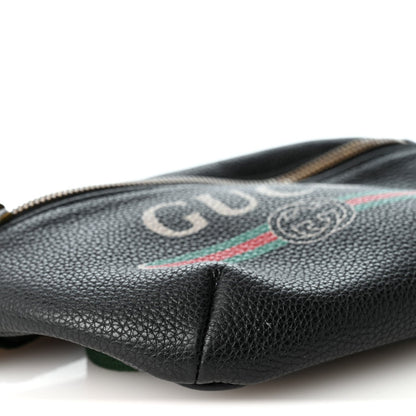 Small Calfskin Belt Bag - Black