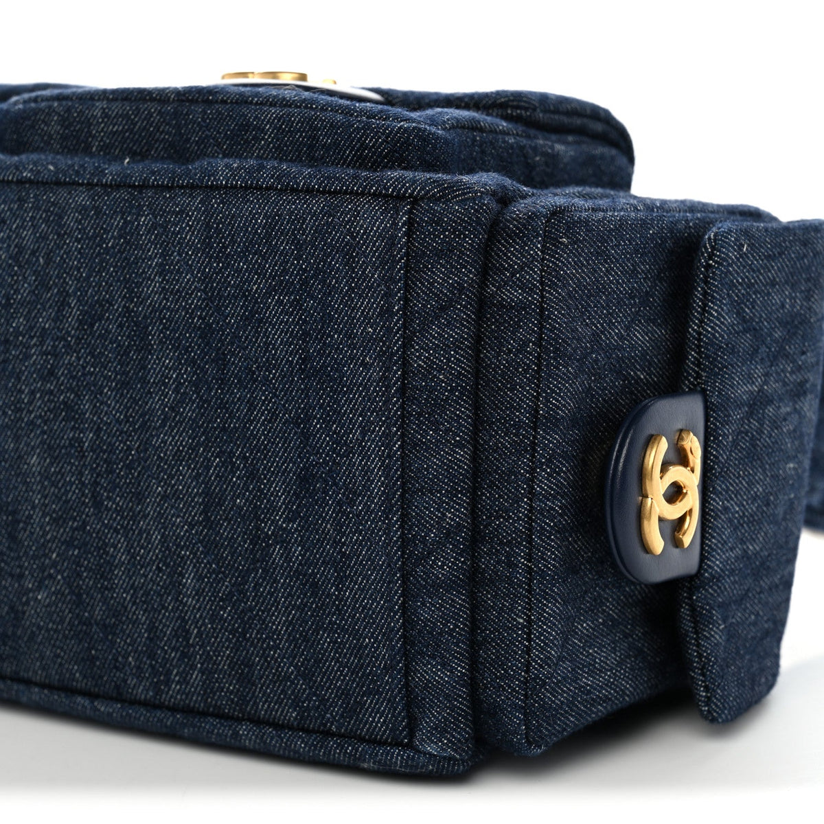 Maxi Quilted Hobo Bag - Blue