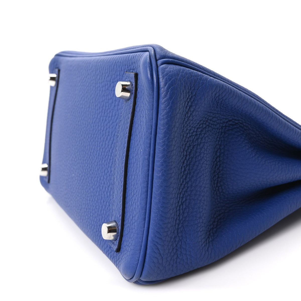 Togo Birkin 25 Bleu Electrique Handbag