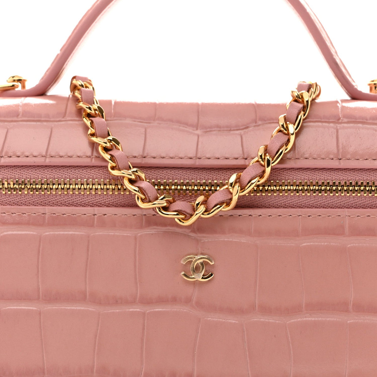 Calfskin Handbag - Pink