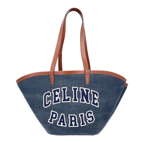 Large Calfskin Tote Bag - Blue