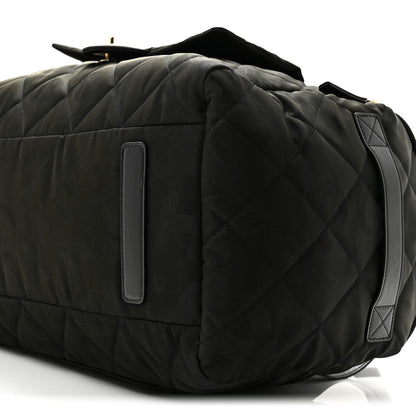 Quilted Calfskin Backpack - Black