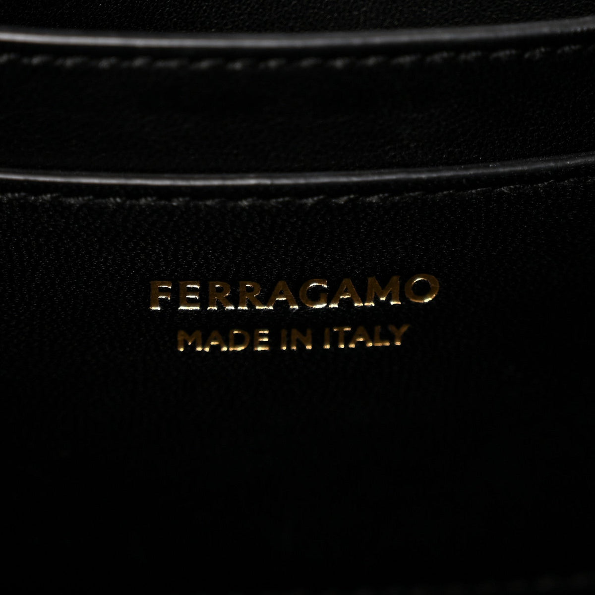 Mini Calfskin Handbag - Black