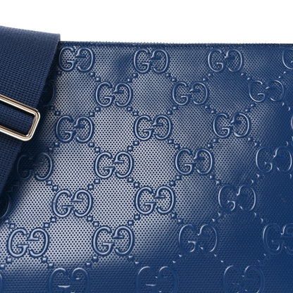 Medium Calfskin Pouch - Blue