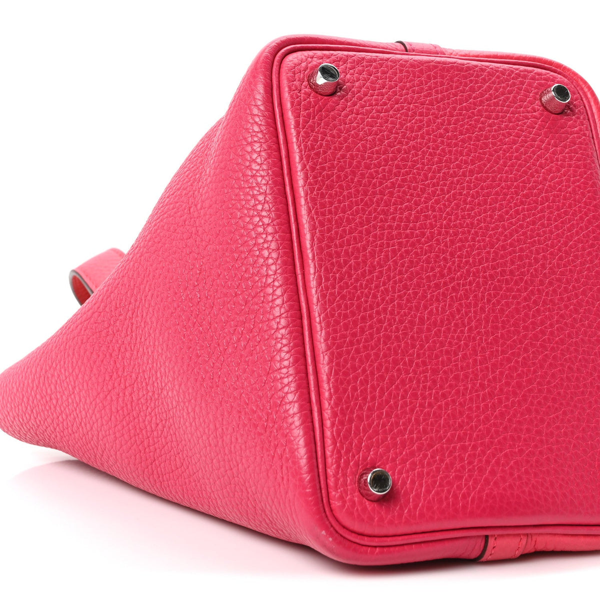 Taurillon Clemence Tri-Color Picotin Loc Handbag