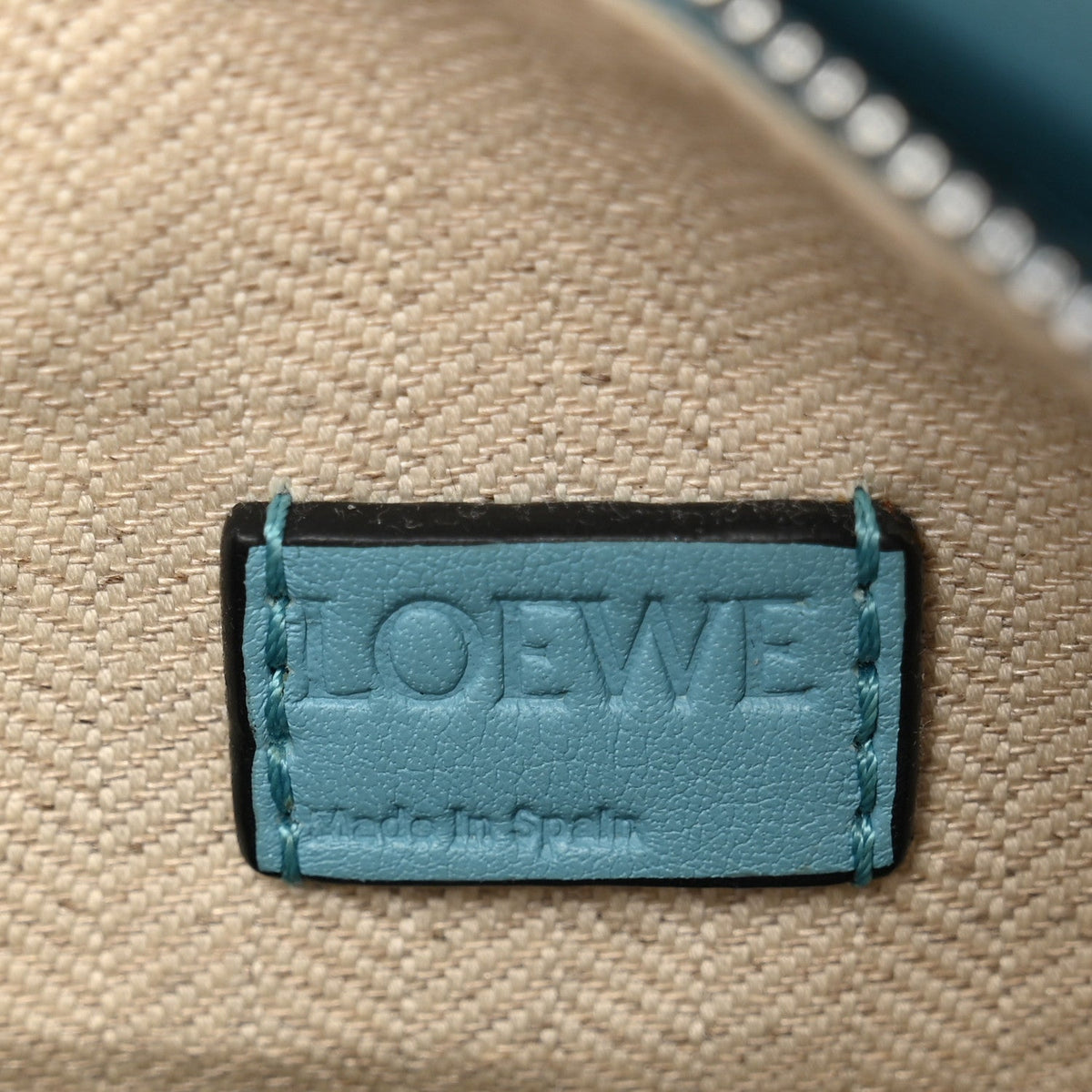 Mini Calfskin Handbag - Light Blue