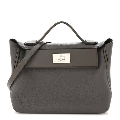 Togo Swift / 29 Gris Asphalte Handbag