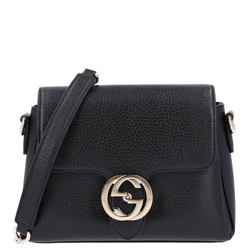 Calfskin Crossbody Bag - Black