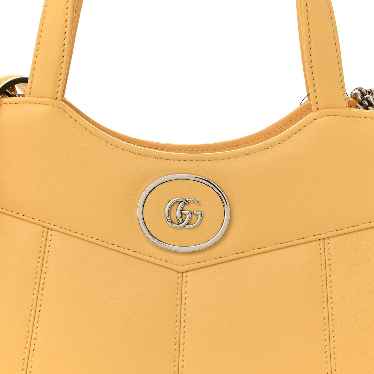 Small Calfskin Tote Bag - Yellow