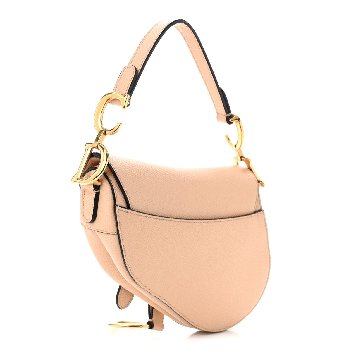 Mini Calfskin Handbag - Beige