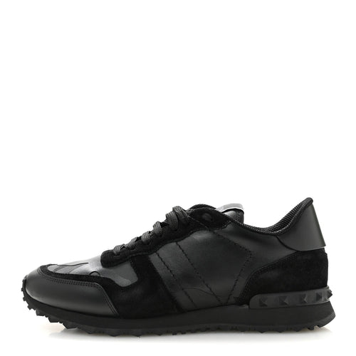 Garavaninappa Suede Camouflage Rockrunner Sneakers Black