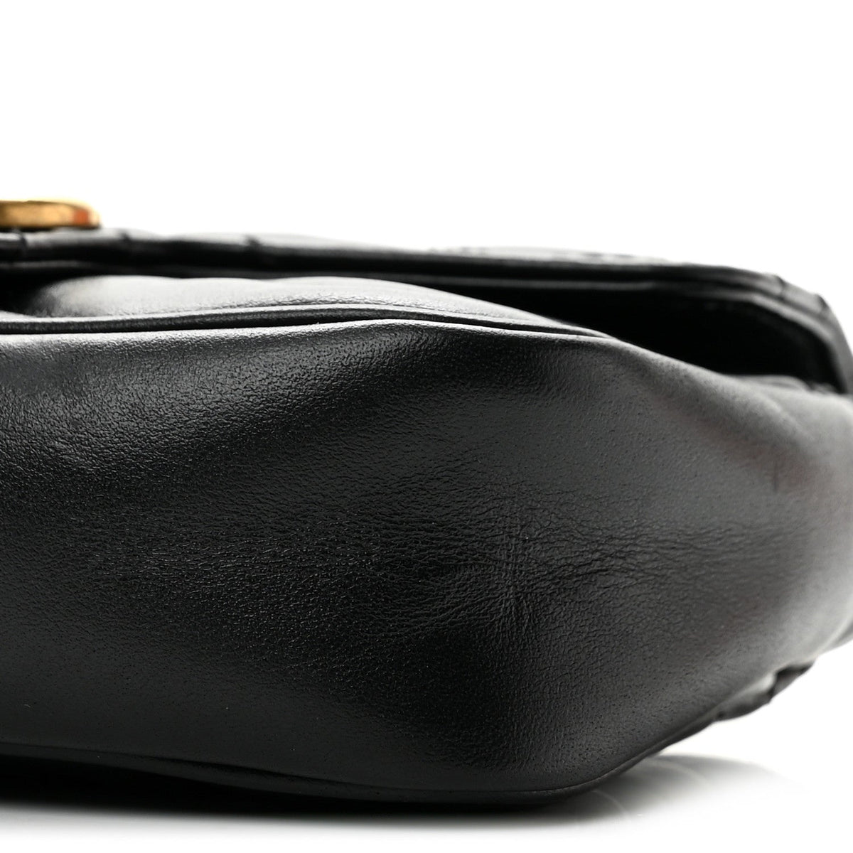 Mini Calfskin Shoulder Bag - Black
