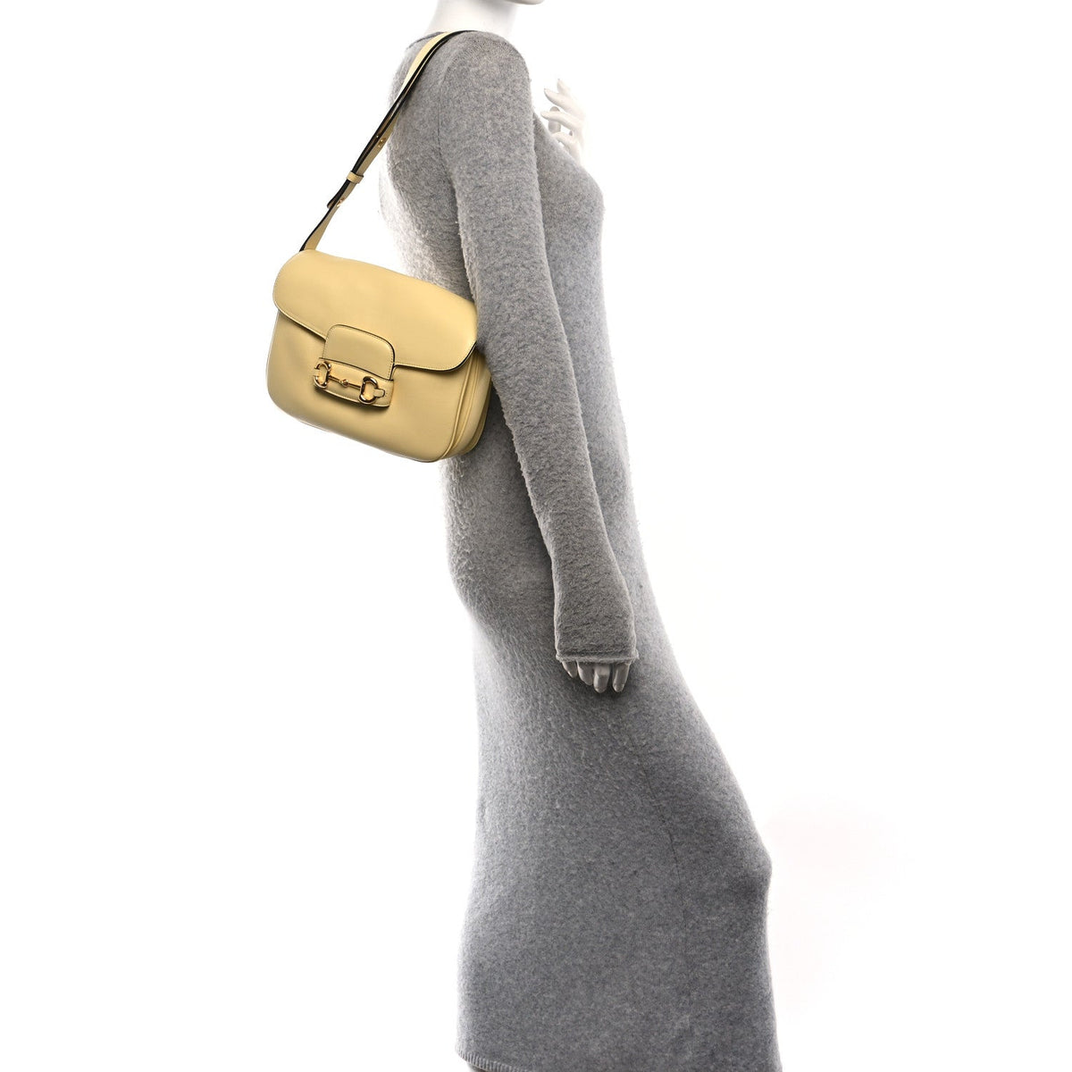 Small Calfskin Shoulder Bag - Yellow