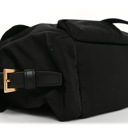 Medium Nylon Tote Bag - Black