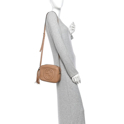 Small Calfskin Handbag - Beige