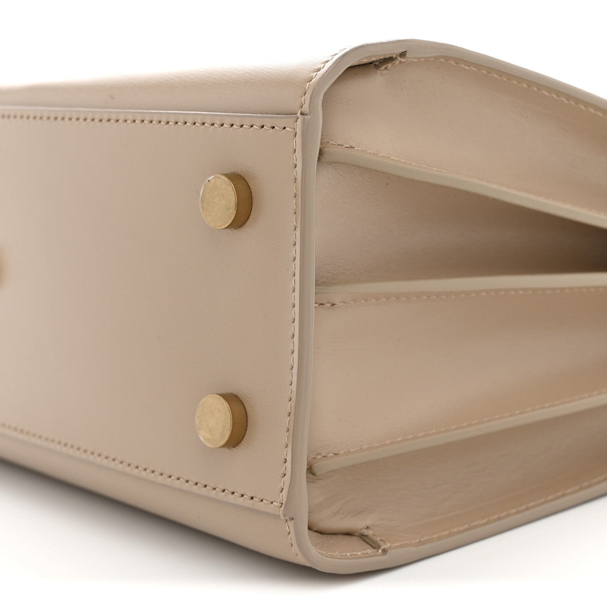 Calfskin Handbag - Beige