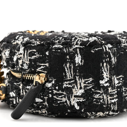 Quilted Clutch Bag - Black