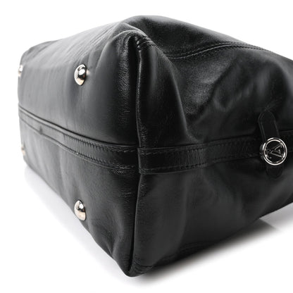 Lambskin Handbag - Black