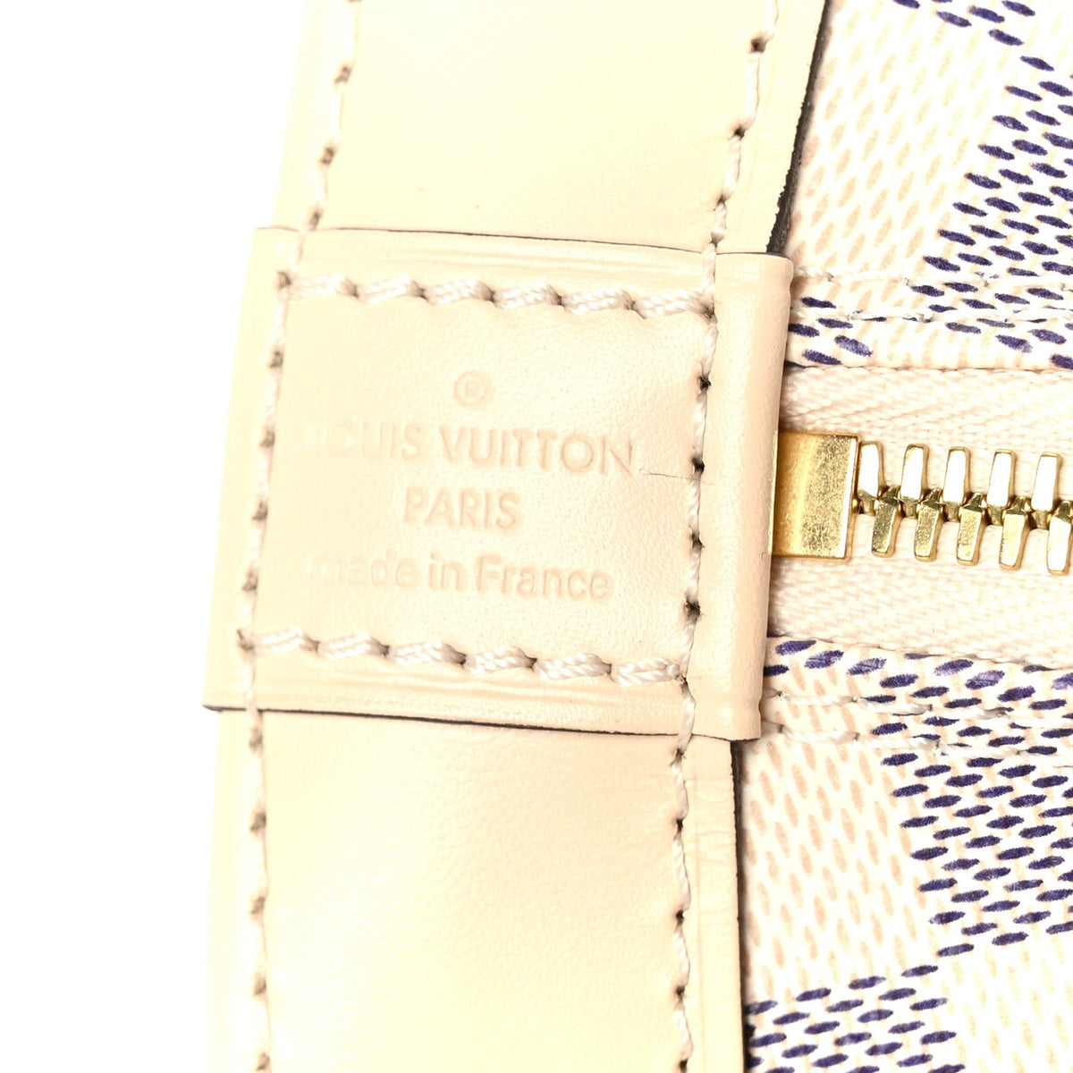 Damier Azur Braided Alma Bb Handbag