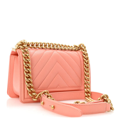 Small Quilted Caviar Flap Shoulder Bag