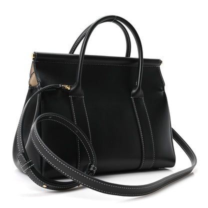 Calfskin Handbag - Black