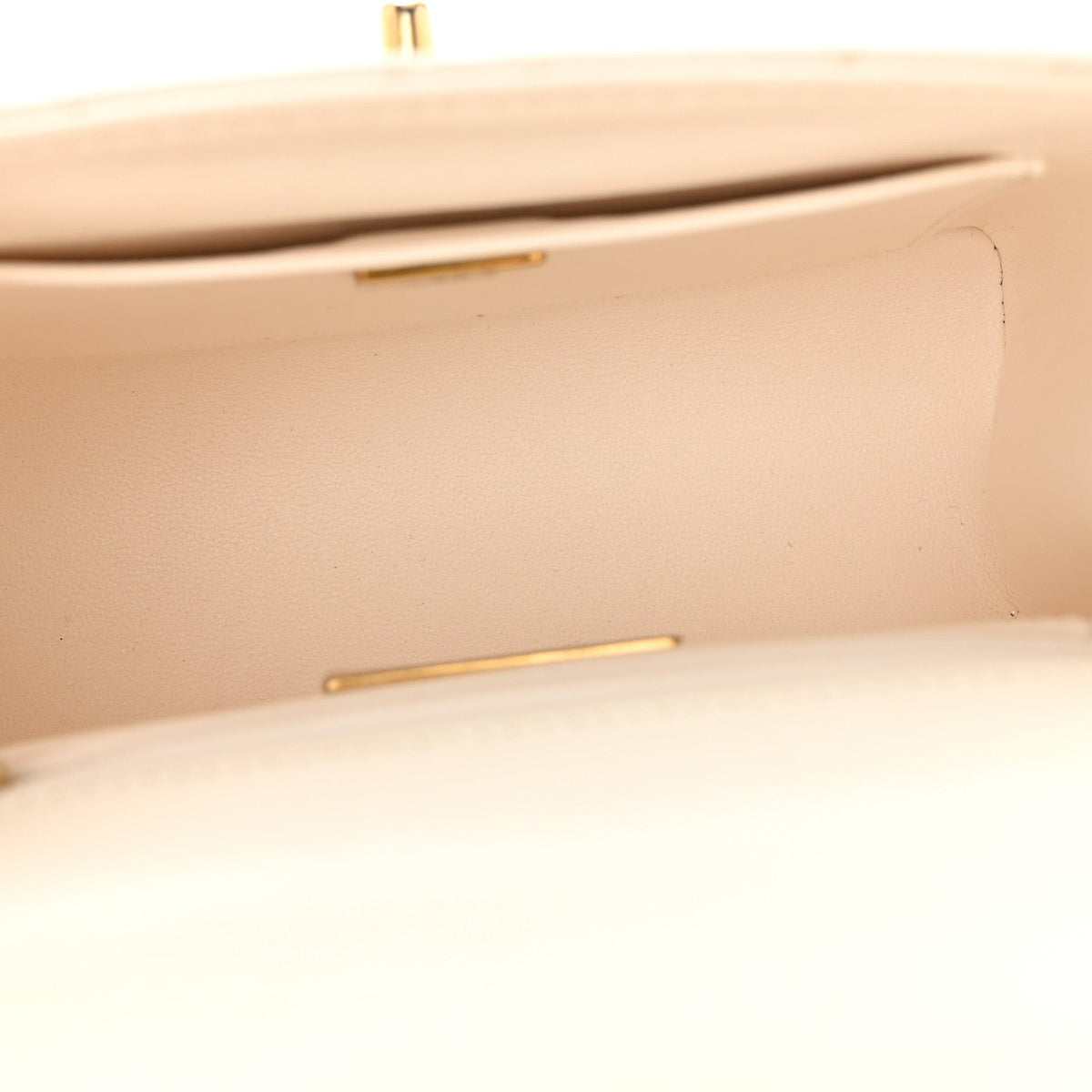 Lambskin Flap Shoulder Bag - White