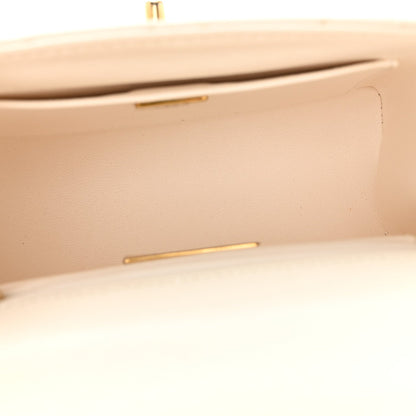 Lambskin Flap Shoulder Bag - White