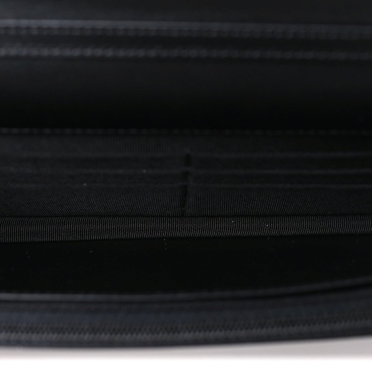 Quilted Calfskin Wallet Bag - Black