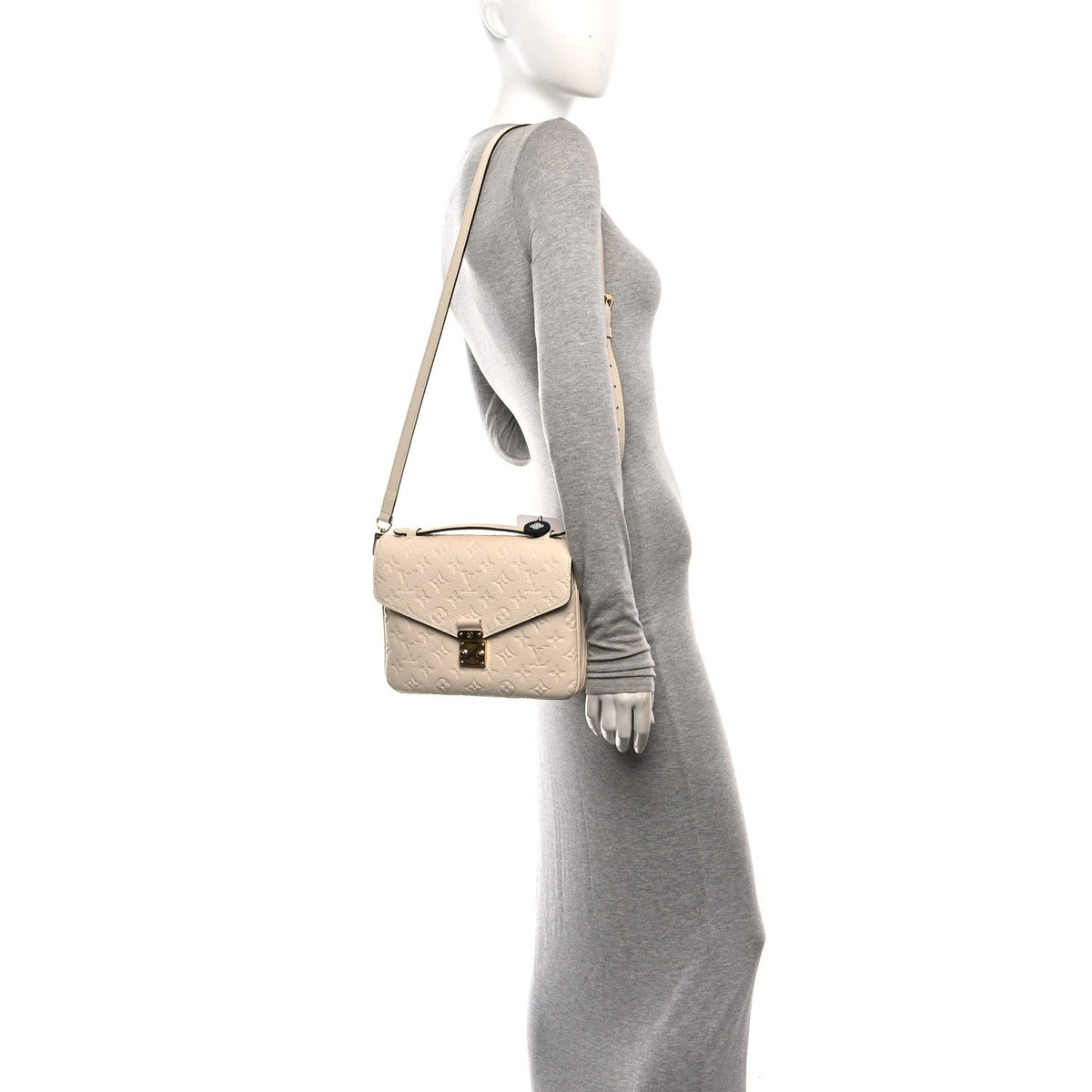 Empreinte Pochette Metis Creme Handbag