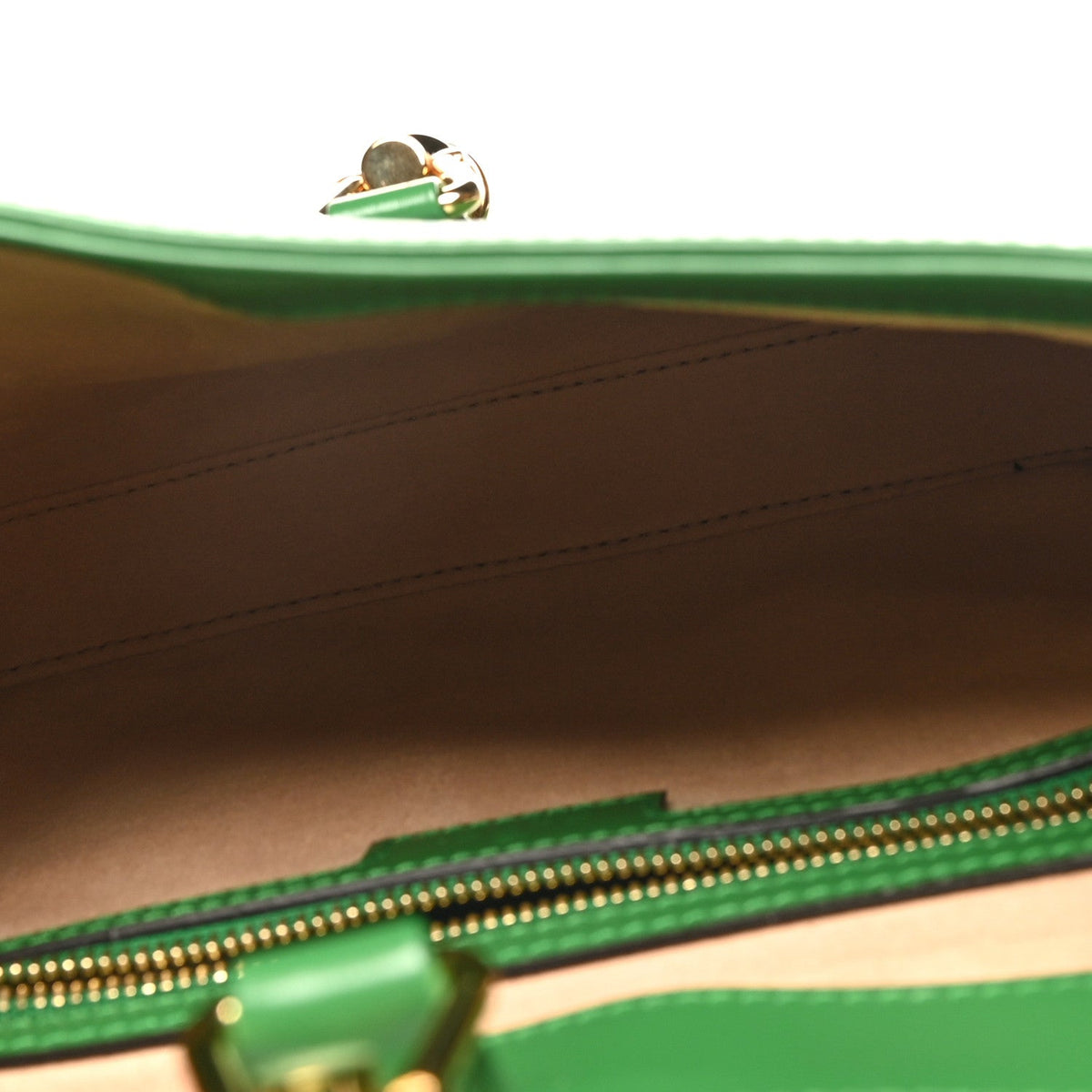 Small Calfskin Hobo Bag - Green