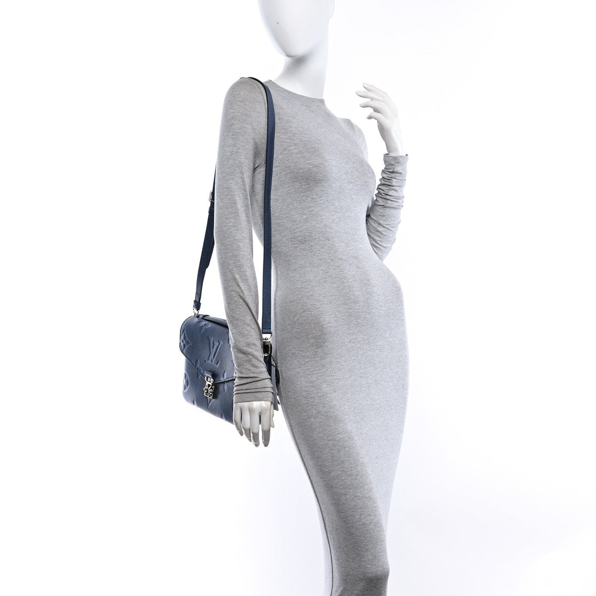Metallic Empreinte Monogram Giant Pochet Handbag