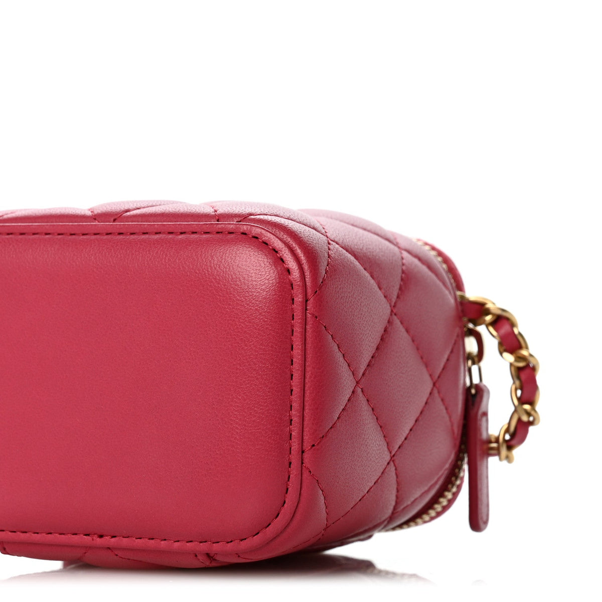Mini Quilted Lambskin Handbag - Pink