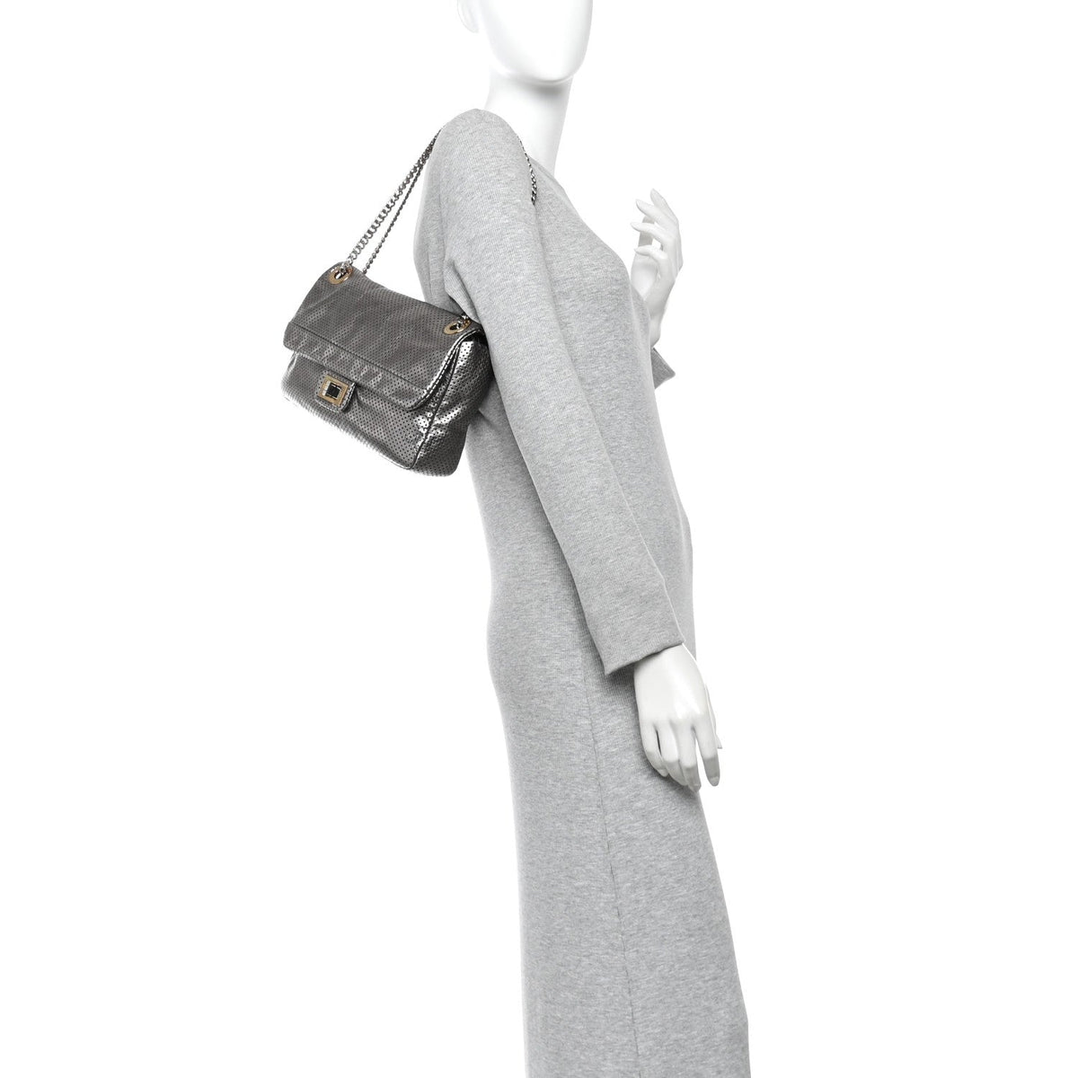Calfskin Flap Shoulder Bag