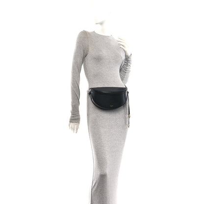 Goatskin Shoulder Bag - Black