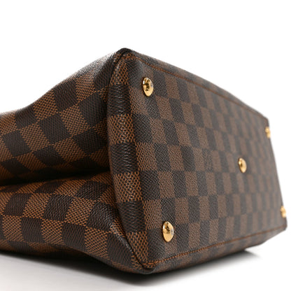 Damier Ebene Lv Riverside Lie De Vin Handbag