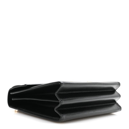 Small Calfskin Handbag - Black
